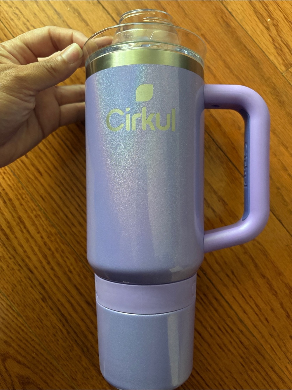 Cirkul 40z Lavender Travel Mug with Handle